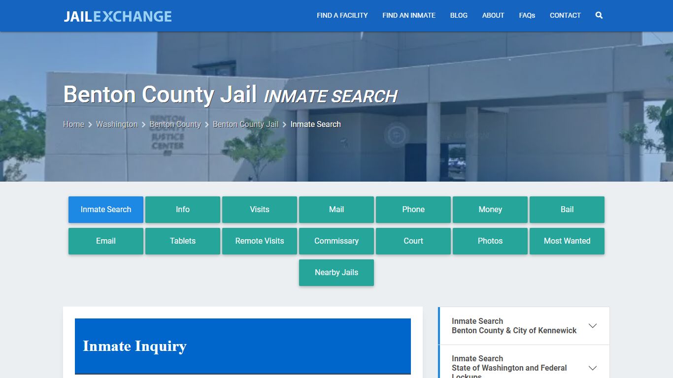 Benton County Jail Inmate Search - Jail Exchange